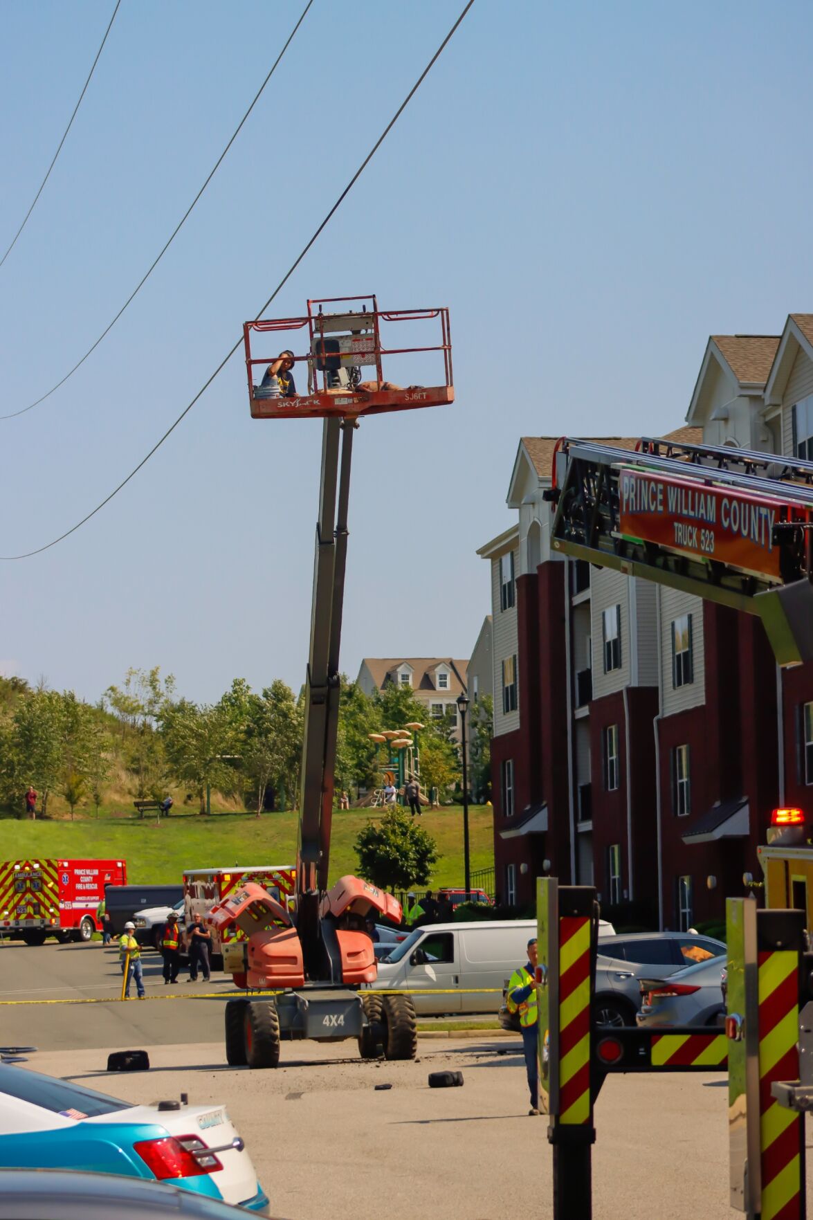 power outage construction mishap Woodbridge